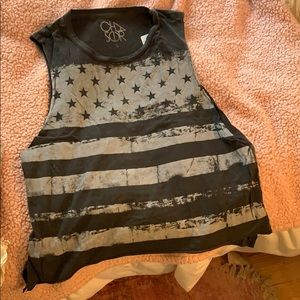 Chaser American flag tank